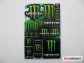 Detailn foto .2 samolepky Monster Energy a Fox