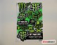 Detailn foto .4 samolepky Monster Energy a Fox