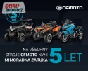 5 let zruka na vechny stroje CFmoto